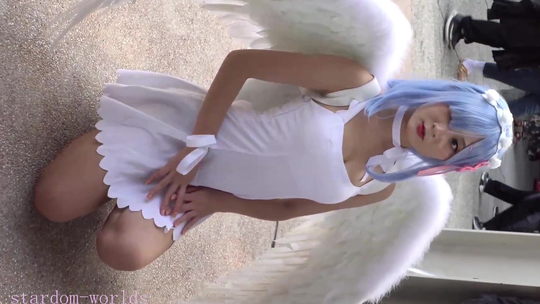 漫展Cosplay pf30 小天使姐姐又来了 你也有小翅膀吧